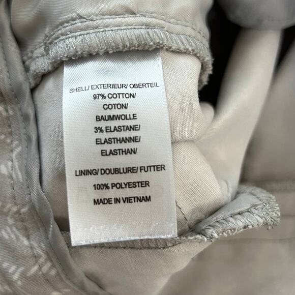 Adrianna Papell Ankle Pants Size 14 Tan Beige "Kate" Slim Fit - Picture 10 of 11